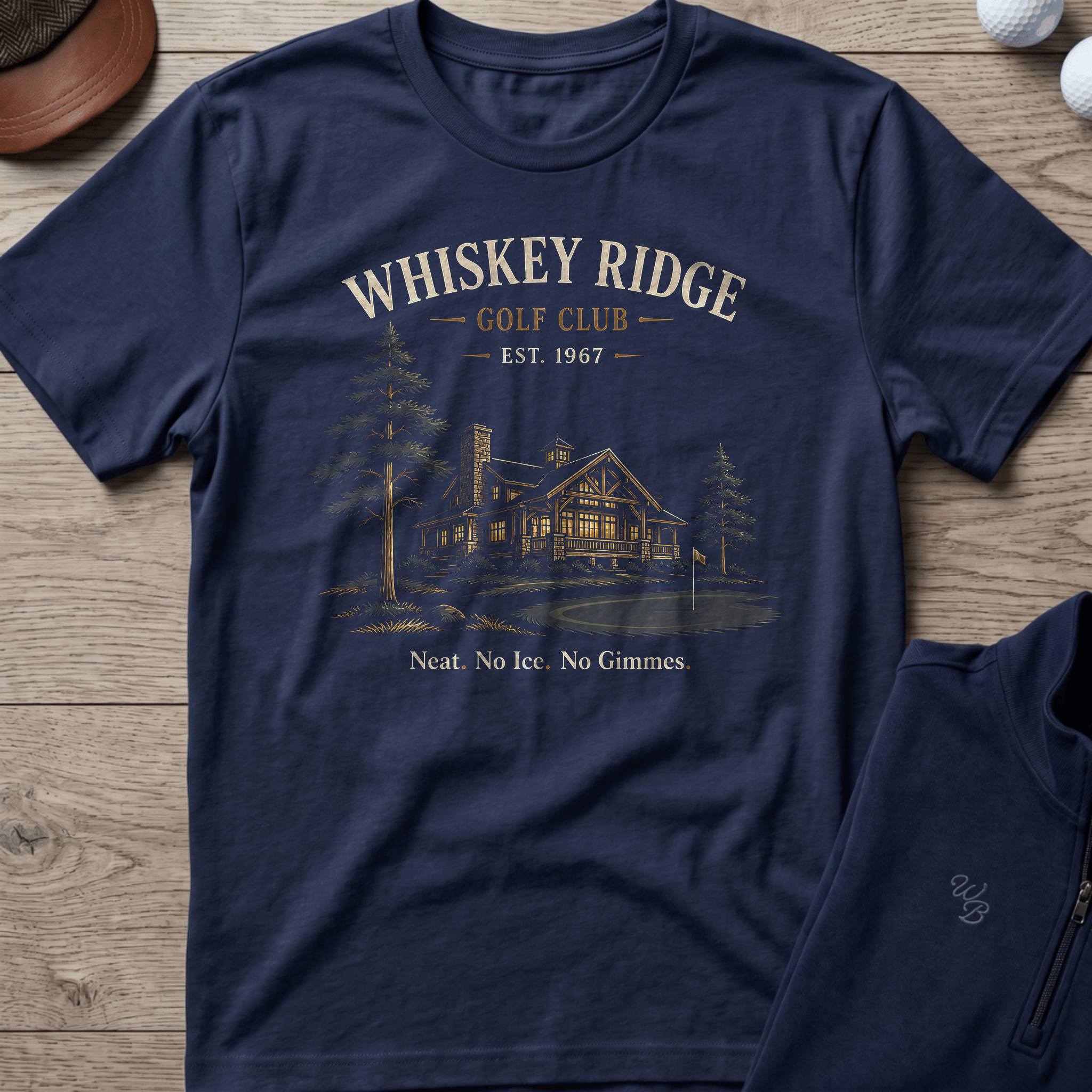 Whiskey Ridge — Navy t-shirt