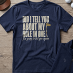 I'm Going To Tell You Again — Navy t-shirt