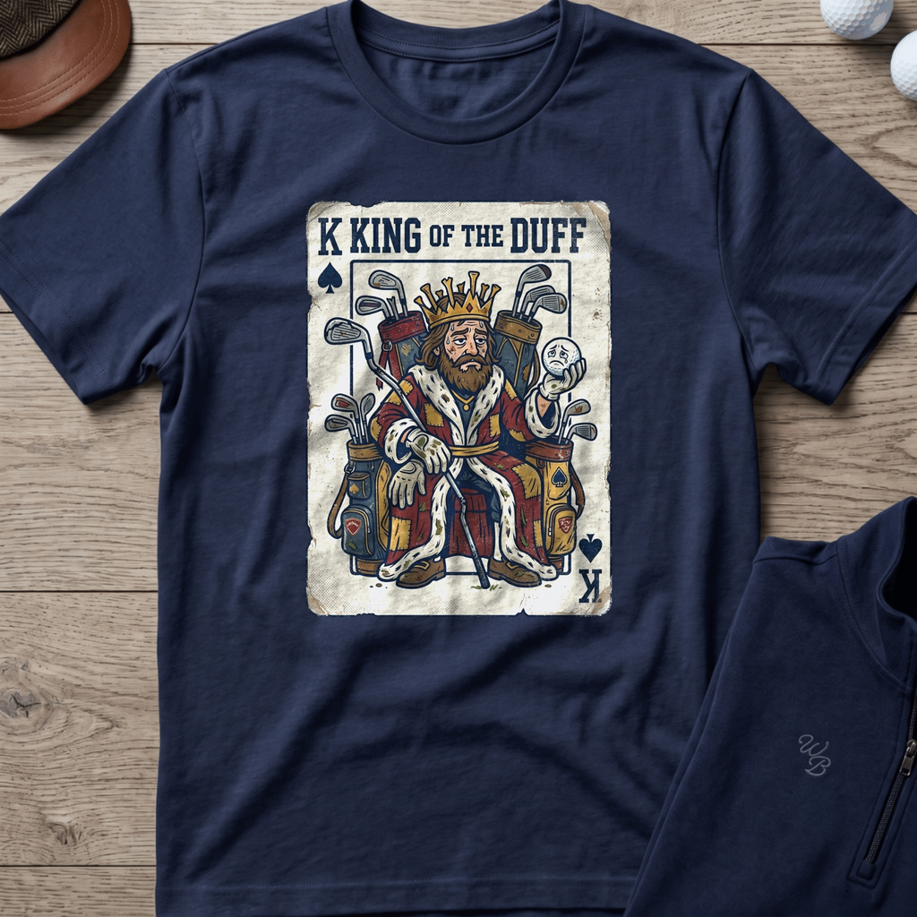 King of The Duff — Navy t-shirt