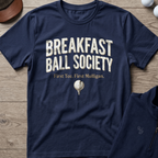 Breakfast Ball Society — Navy t-shirt