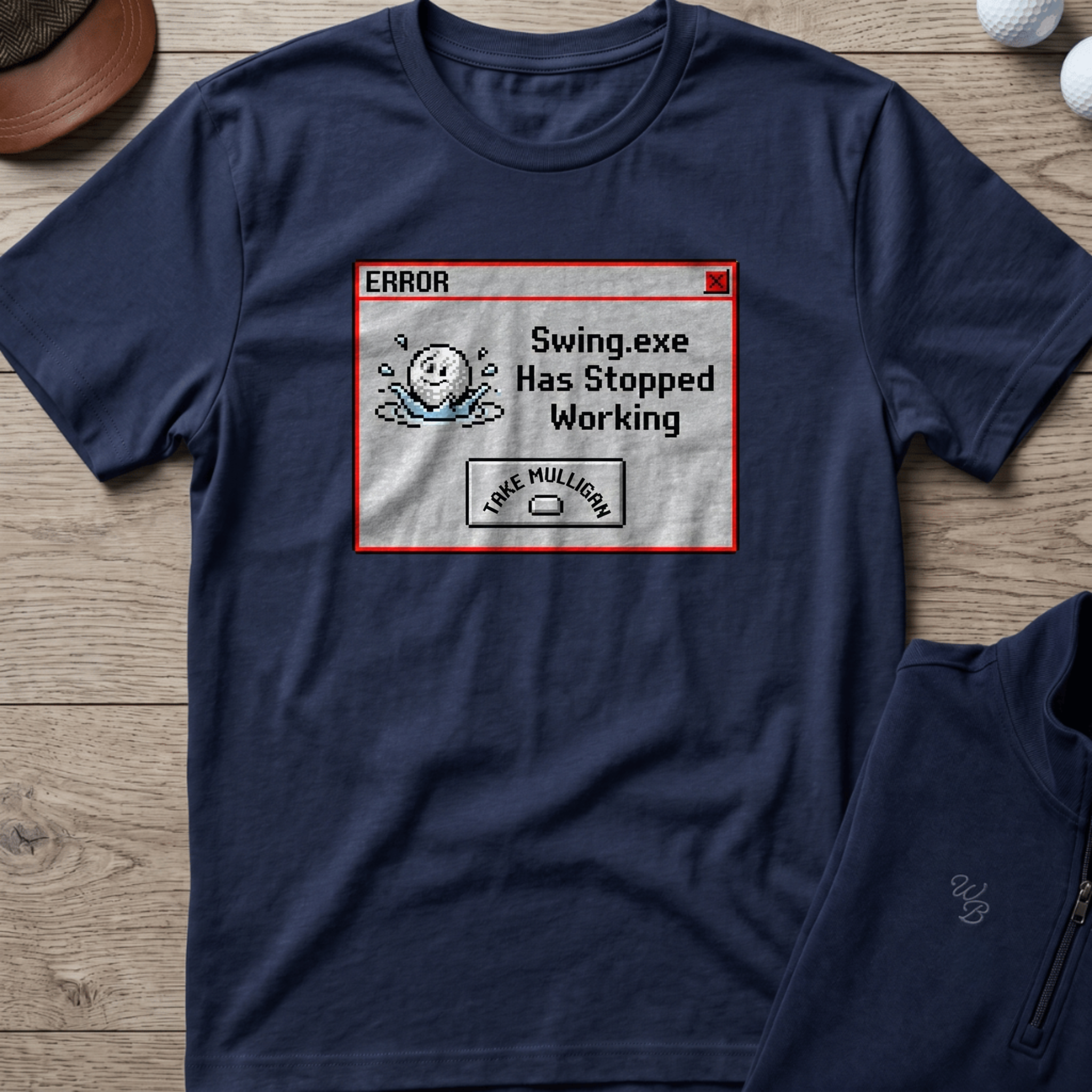 Take Mulligan — Navy t-shirt