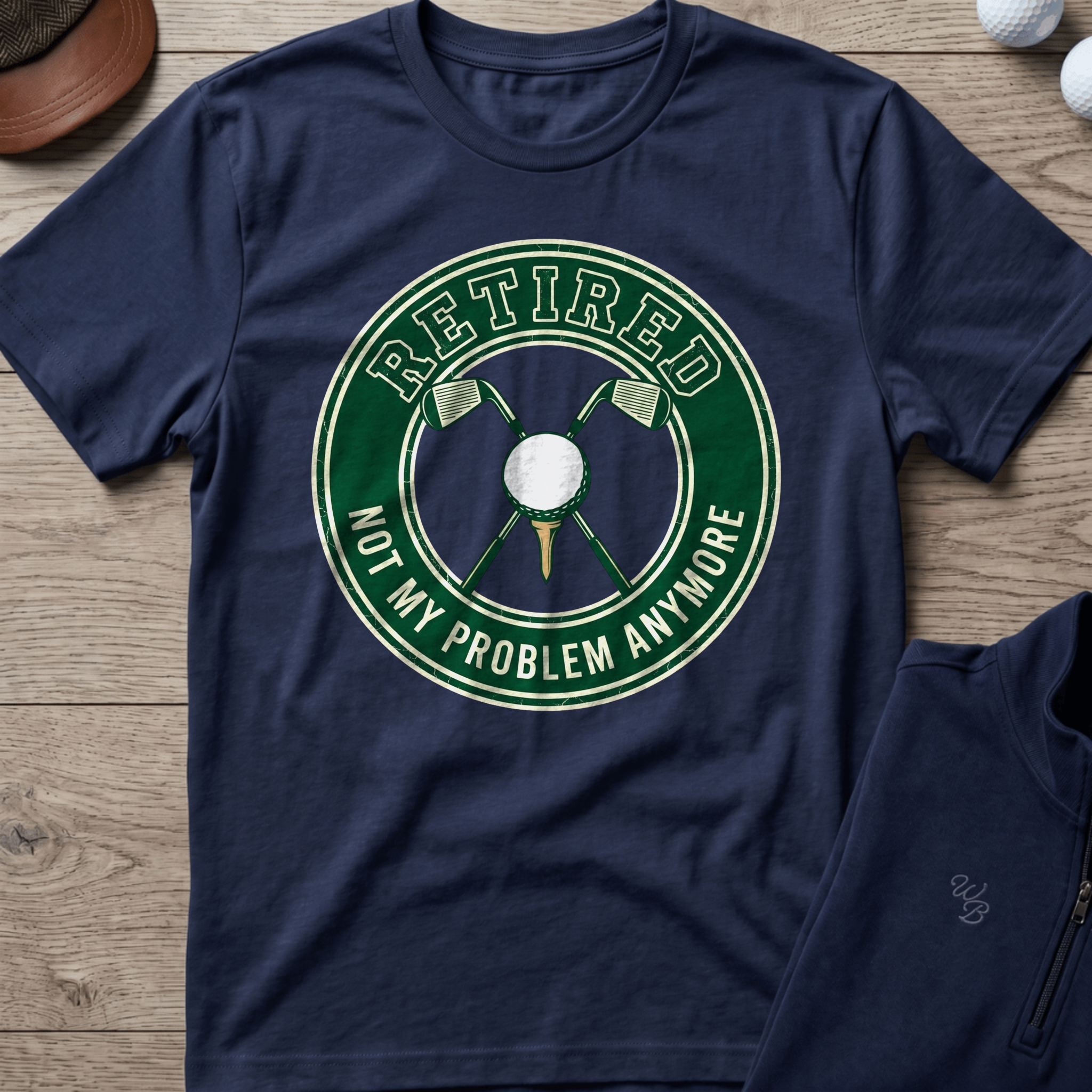 Not My Problem Anymore — Navy t-shirt