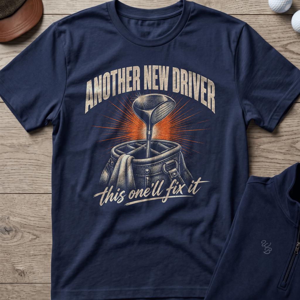 Another New Driver — Navy t-shirt