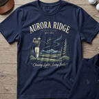 Aurora Ridge — Navy t-shirt