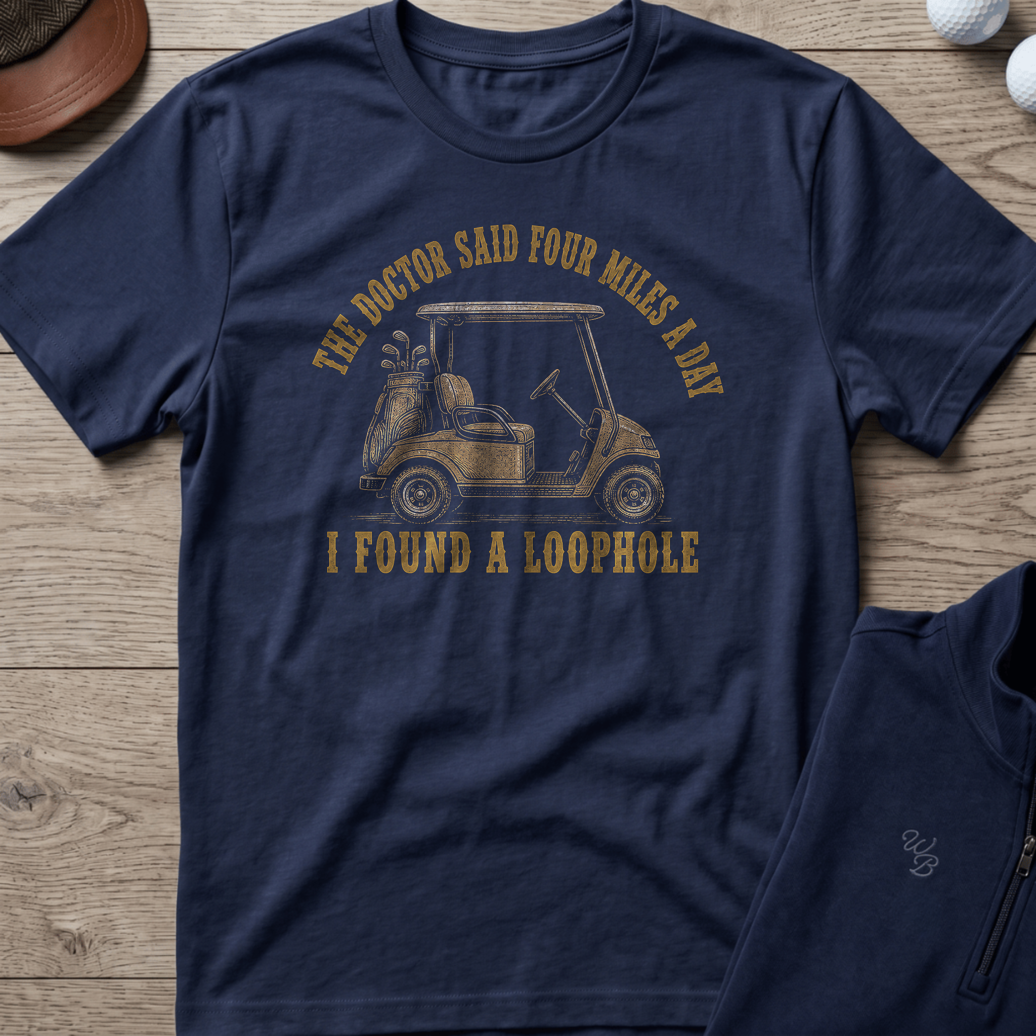 The Loophole — Navy t-shirt