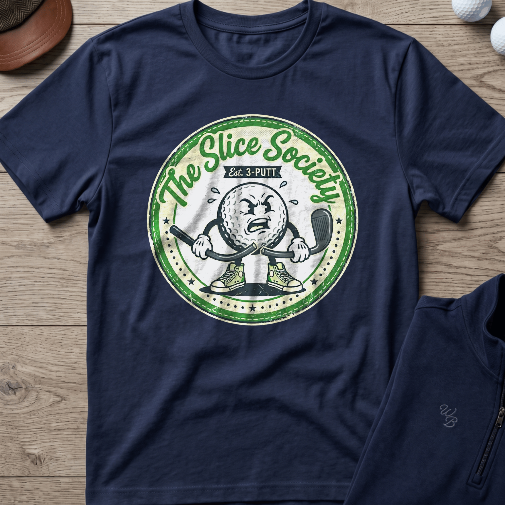 Slice Society — Navy t-shirt