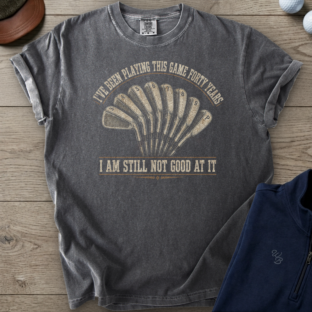 Forty Years Heavyweight Tee — Pepper t-shirt