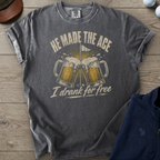He Made The Ace Heavyweight Tee — Pepper t-shirt