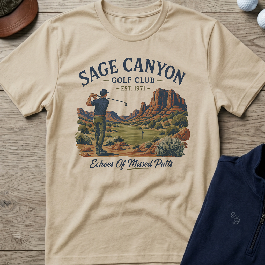 Sage Canyon — Sand t-shirt