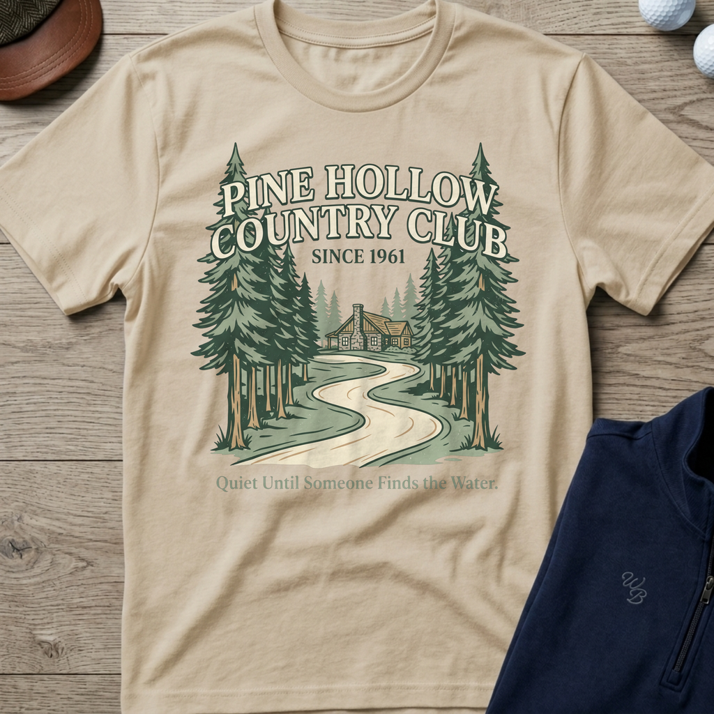 Pine Hollow — Sand t-shirt