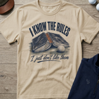 I Know The Rules — Sand t-shirt