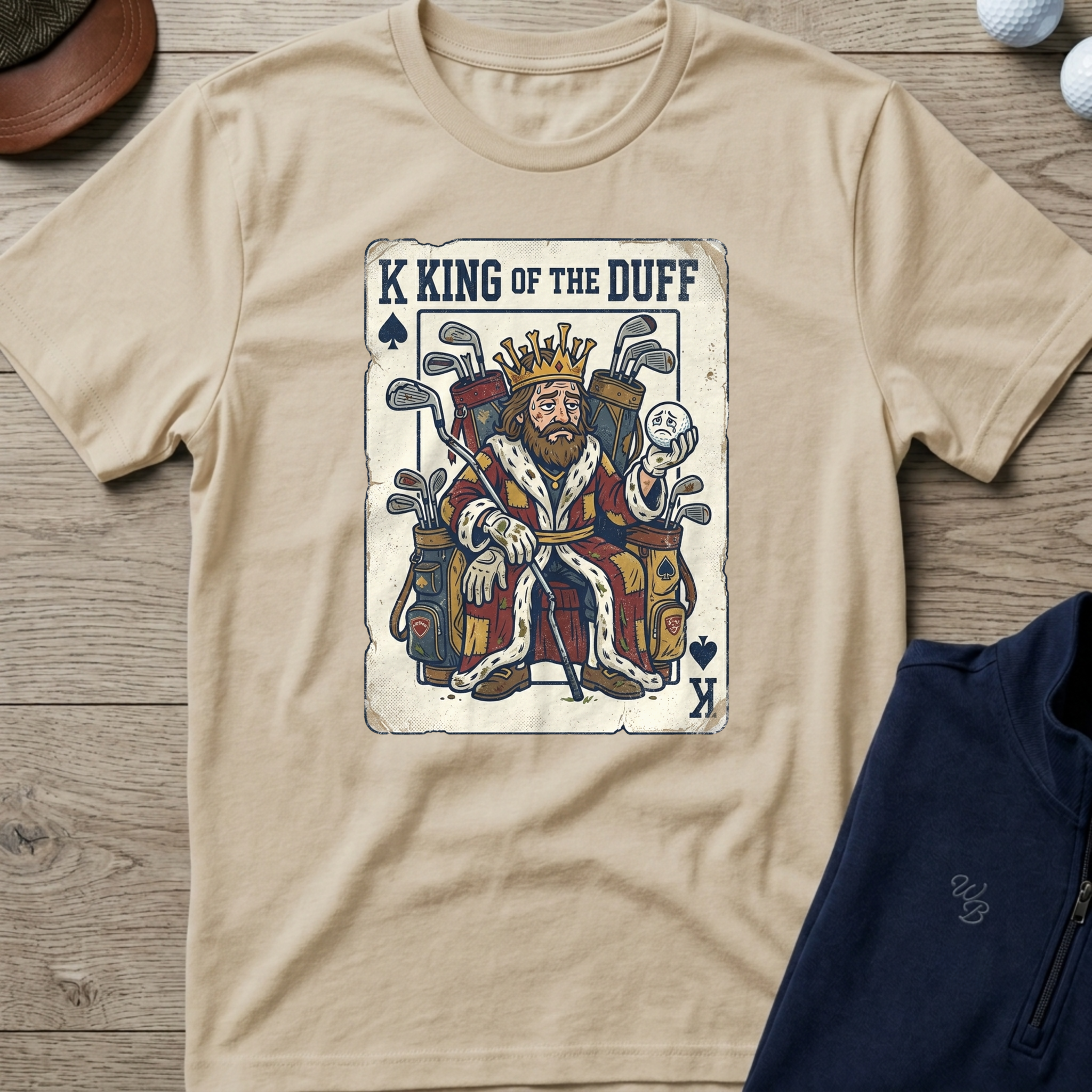 King of The Duff — Sand t-shirt