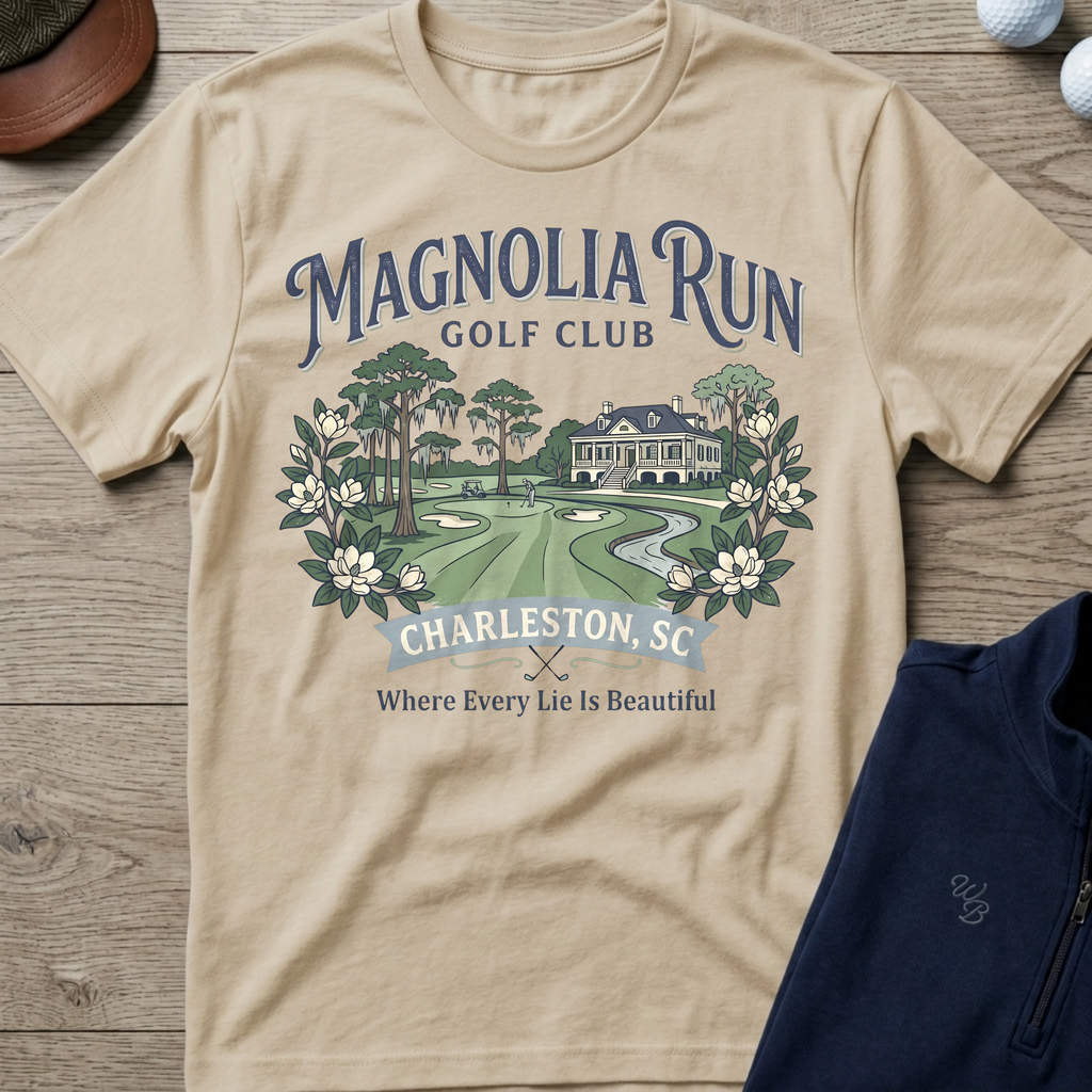 Magnolia Run — Sand t-shirt