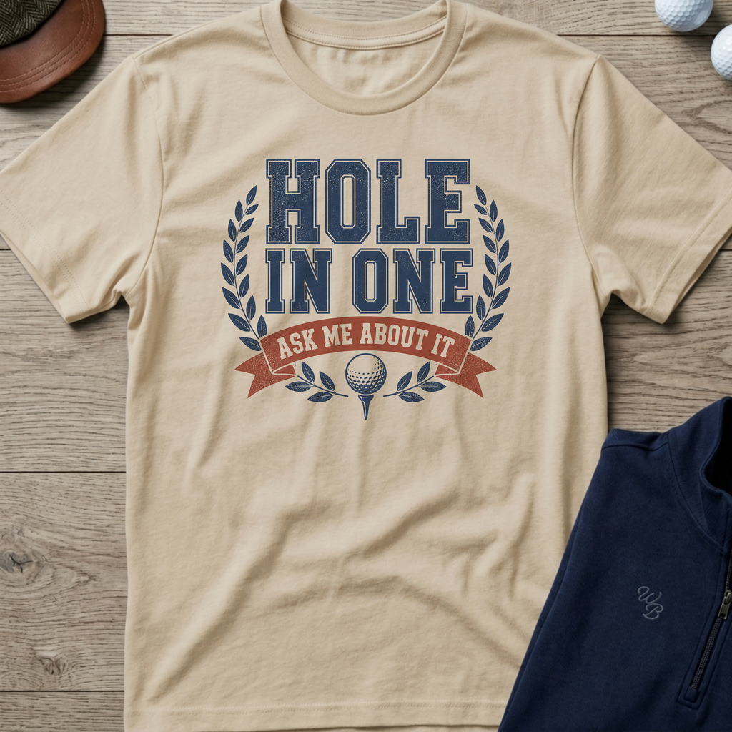 Ask Me About It — Sand t-shirt