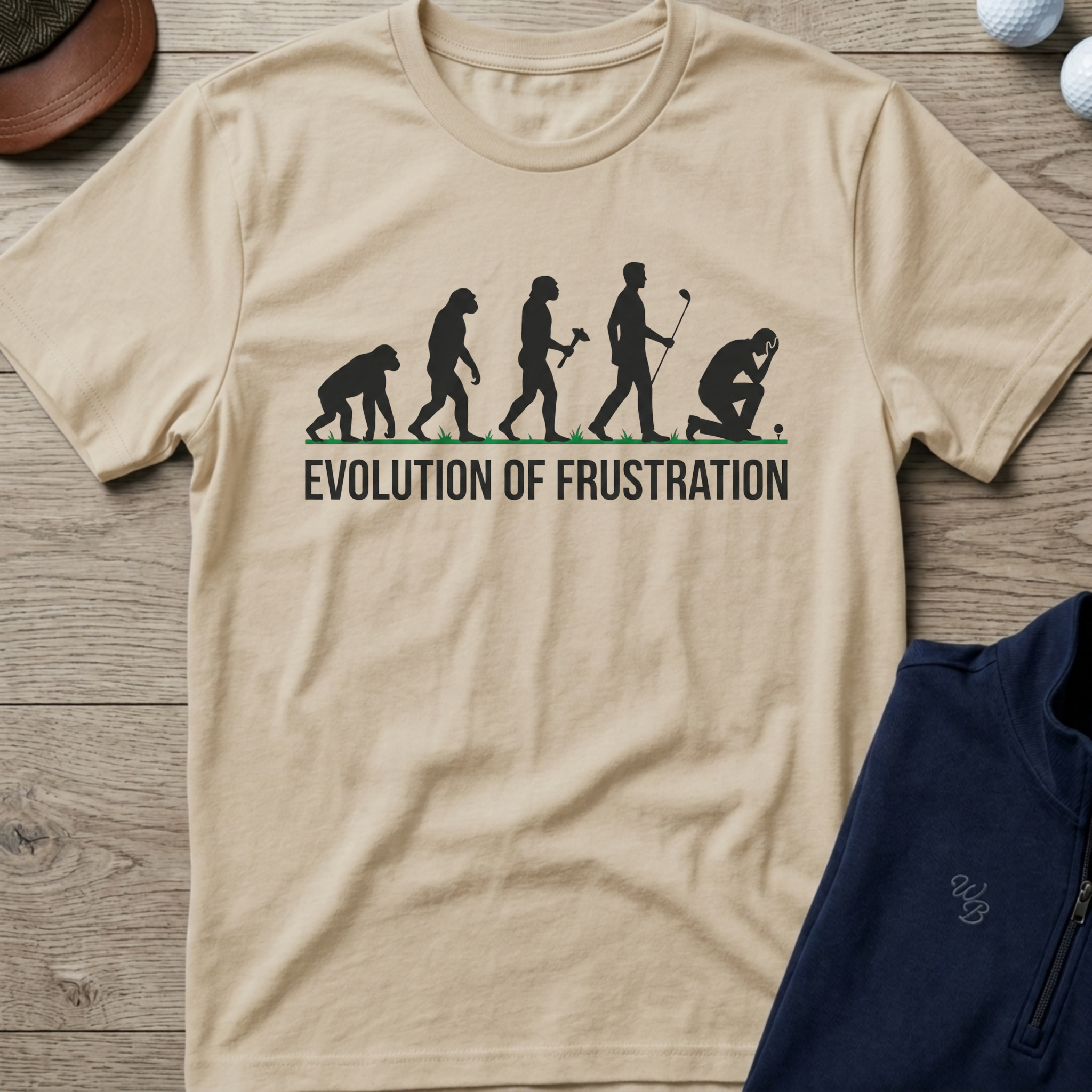 Evolution of Frustration — Sand t-shirt