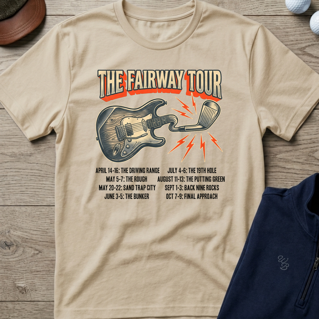 The Fairway Tour — Sand t-shirt