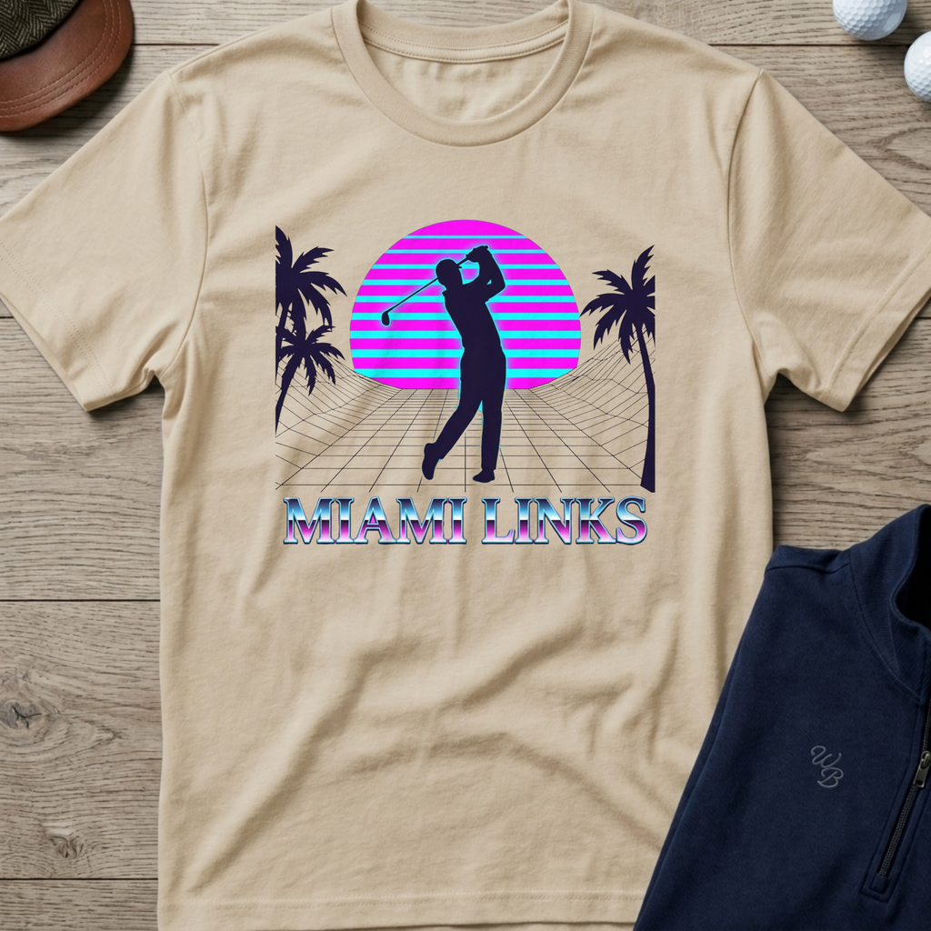 Miami Links — Sand t-shirt