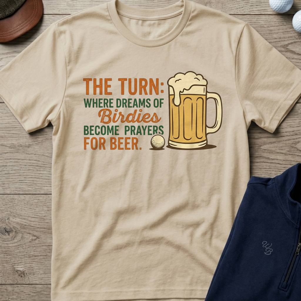 The Turn — Sand t-shirt