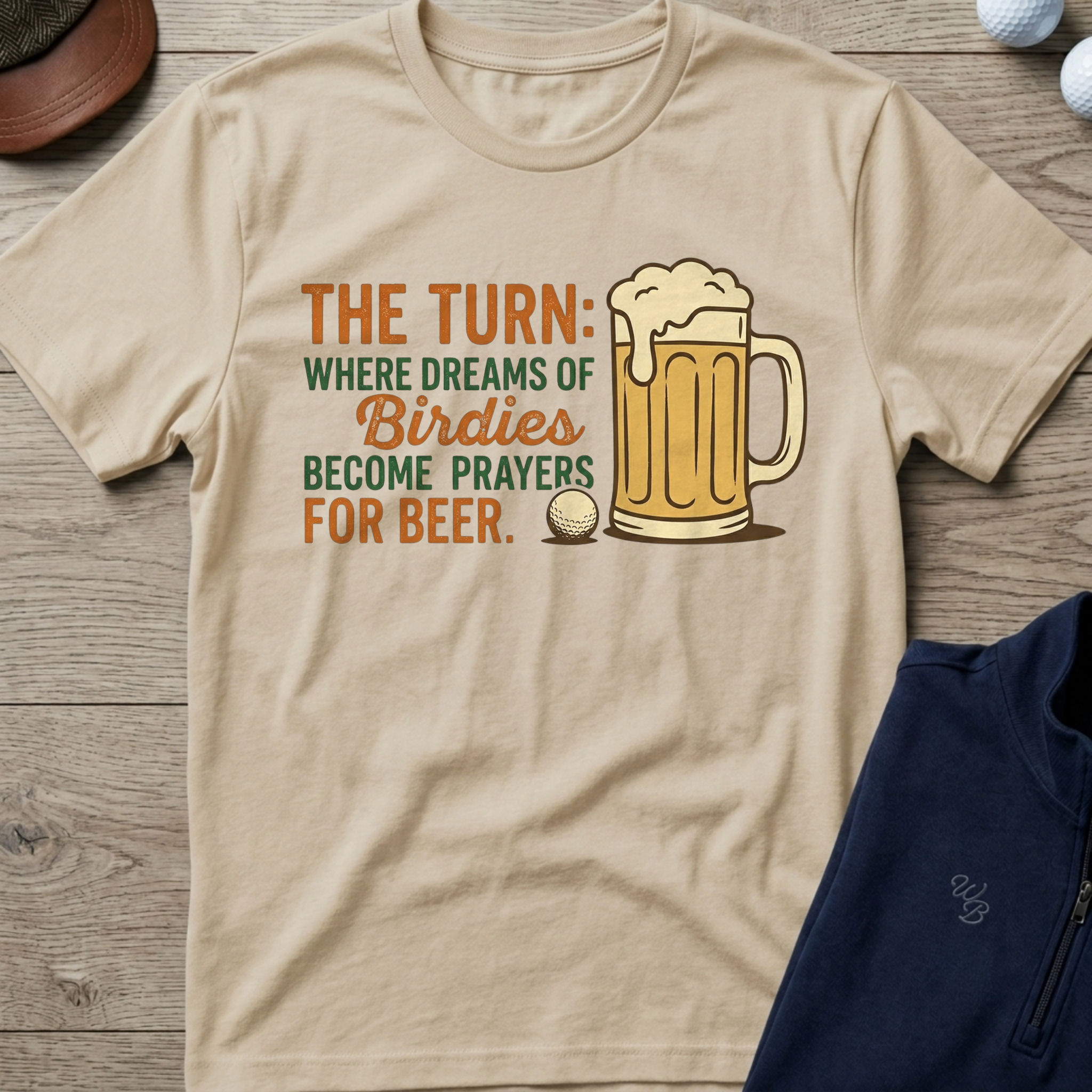 The Turn — Sand t-shirt