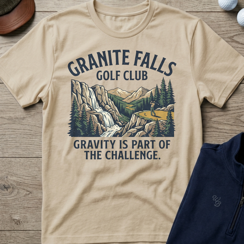 Granite Falls — Sand t-shirt