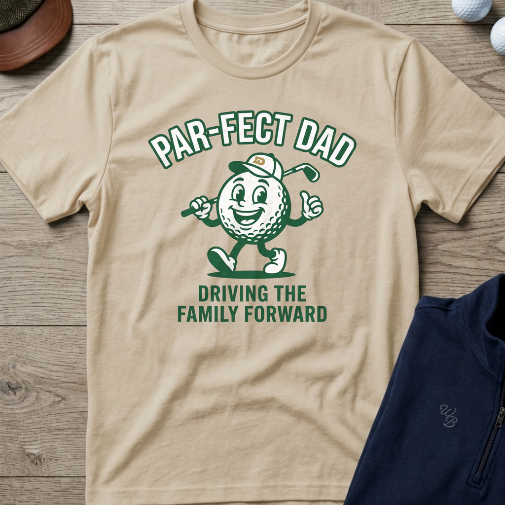 Par-fect Dad — Sand t-shirt