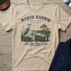 Marsh Harbor — Sand t-shirt