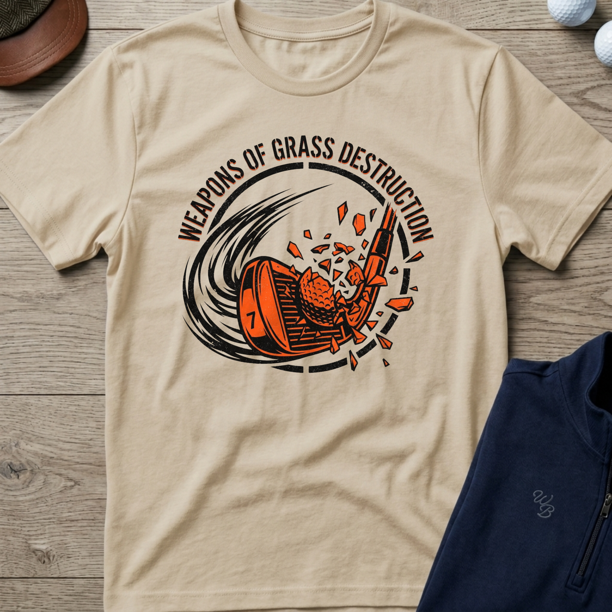 Grass Destruction — Sand t-shirt