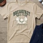 Breakfast Ball Club — Sand t-shirt