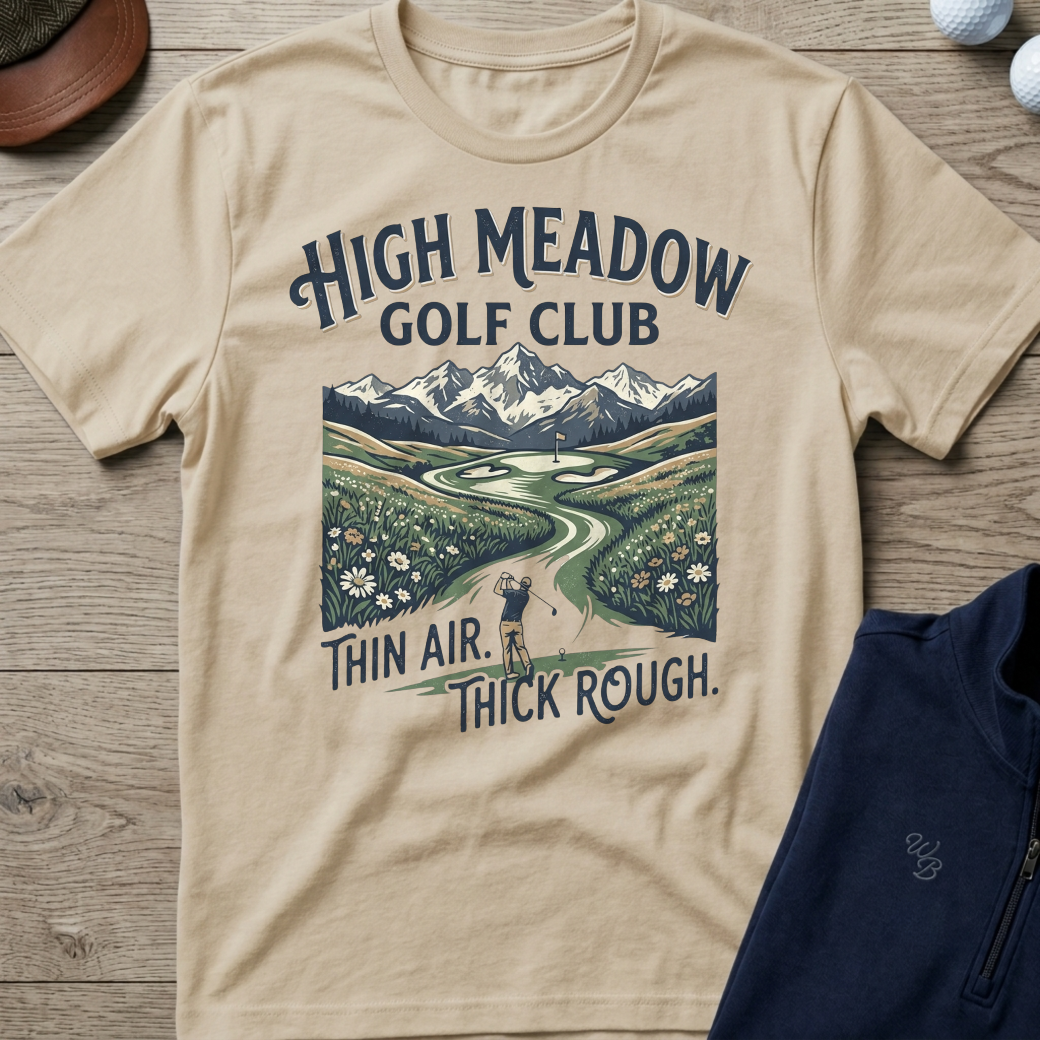High Meadow — Sand t-shirt