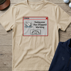 Take Mulligan — Sand t-shirt