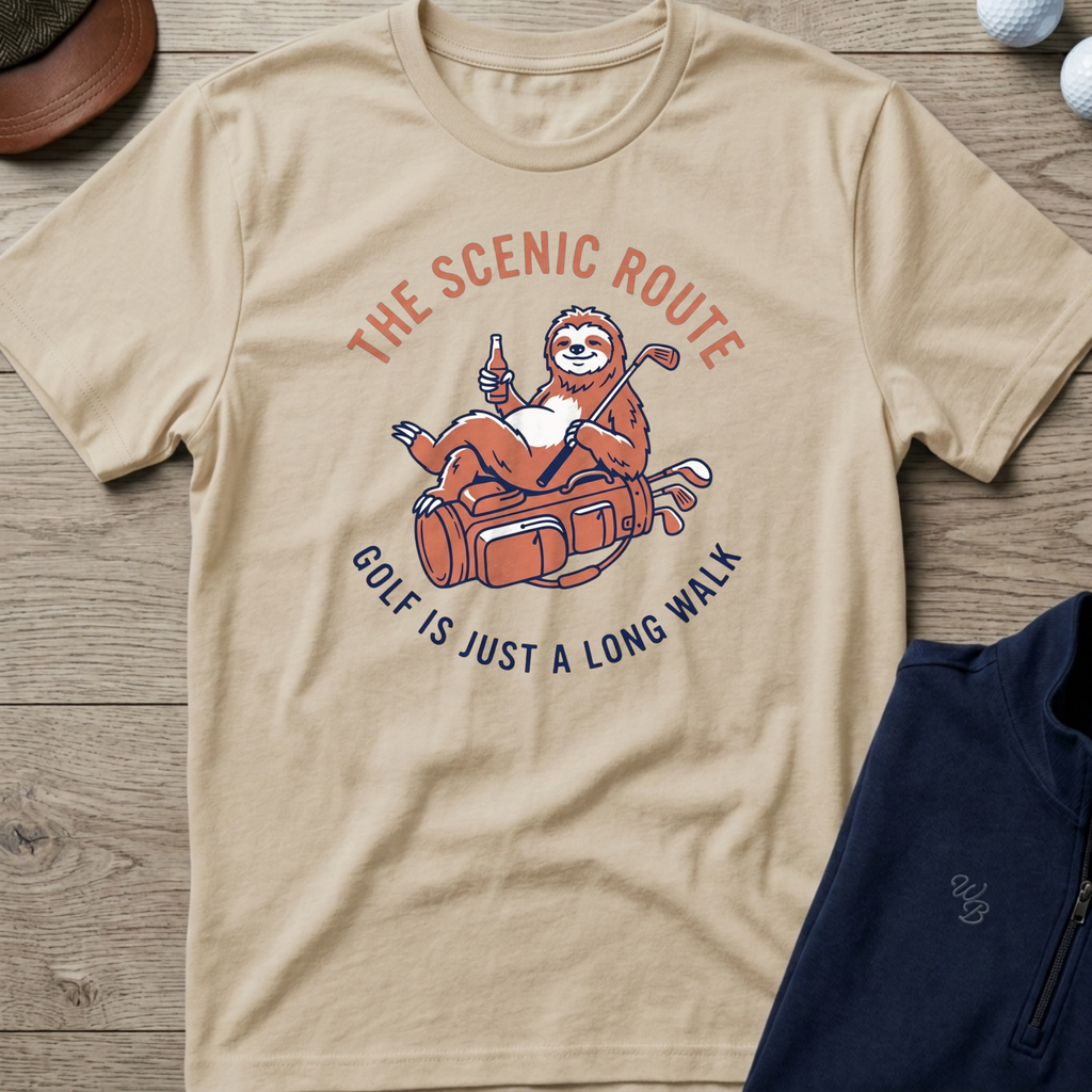 The Scenic Route — Sand t-shirt