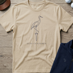 Stay Centered — Sand t-shirt