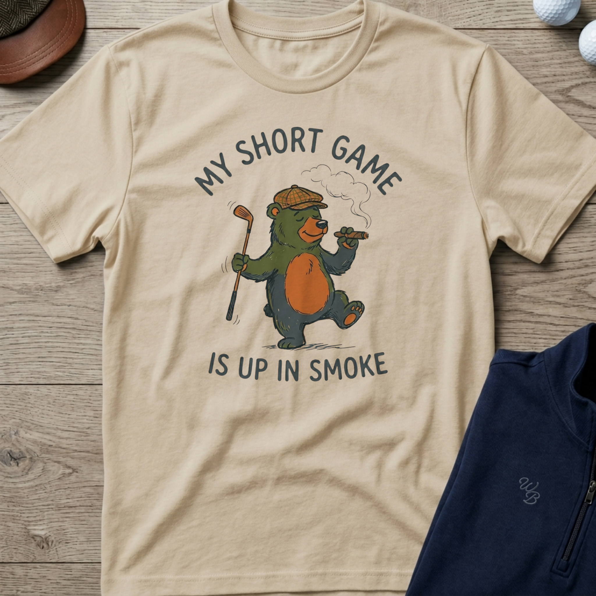 Up In Smoke — Sand t-shirt