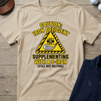 Iron Deficient — Sand t-shirt