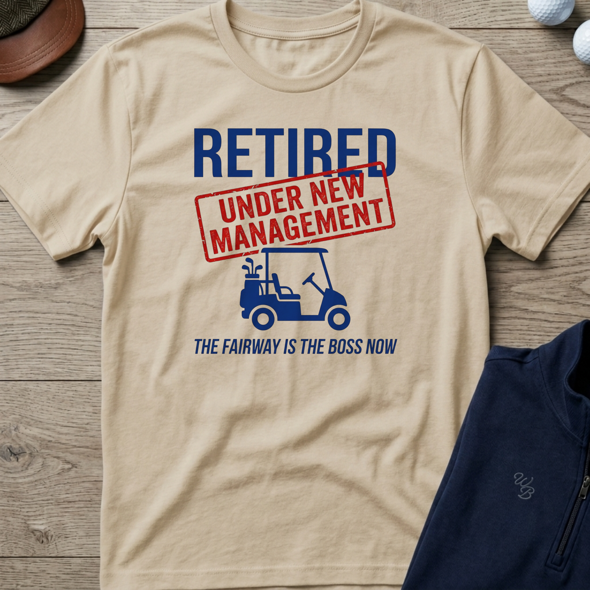 Under New Management — Sand t-shirt