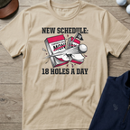 New Schedule — Sand t-shirt