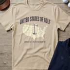 United States of Golf — Sand t-shirt