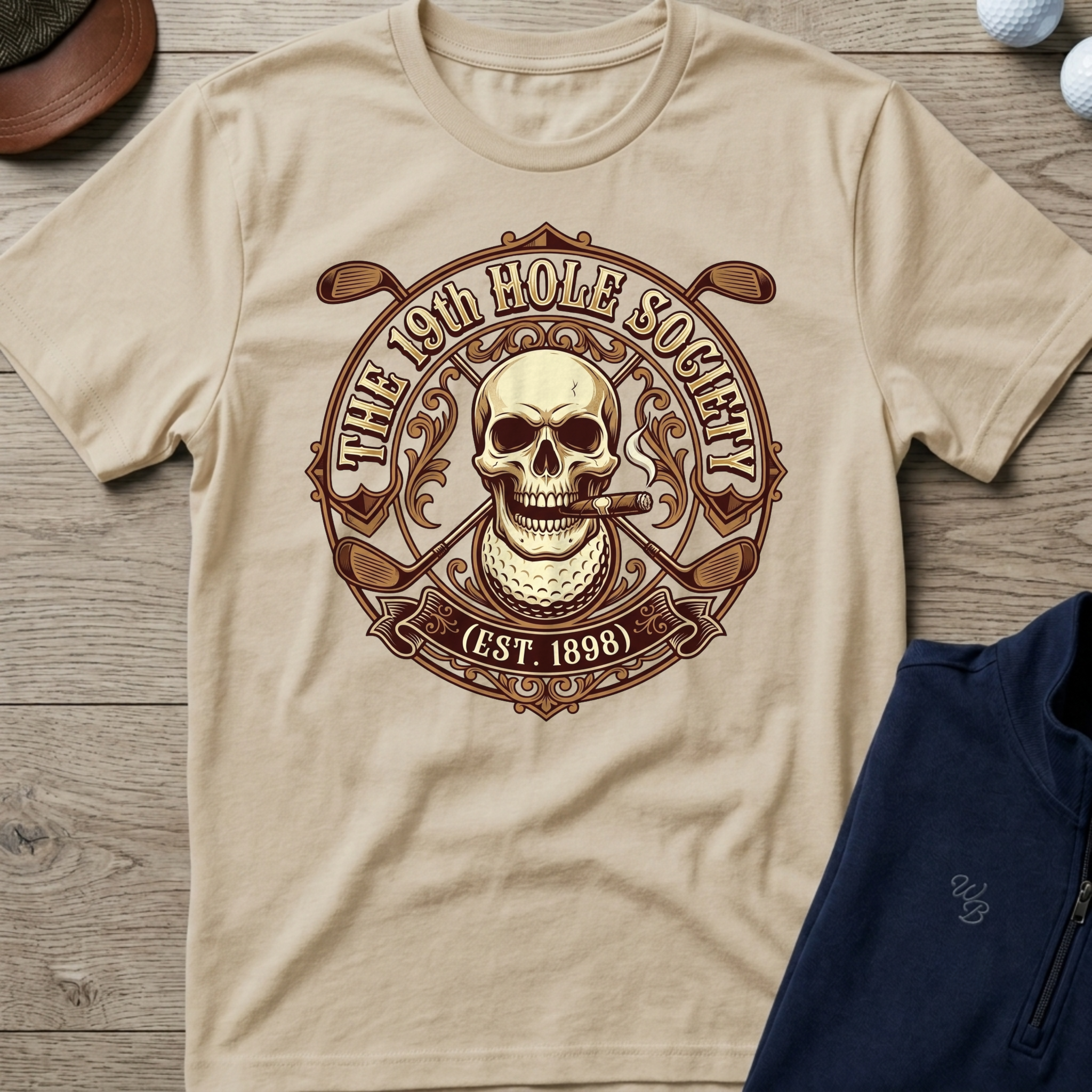 19th Hole Society — Sand t-shirt