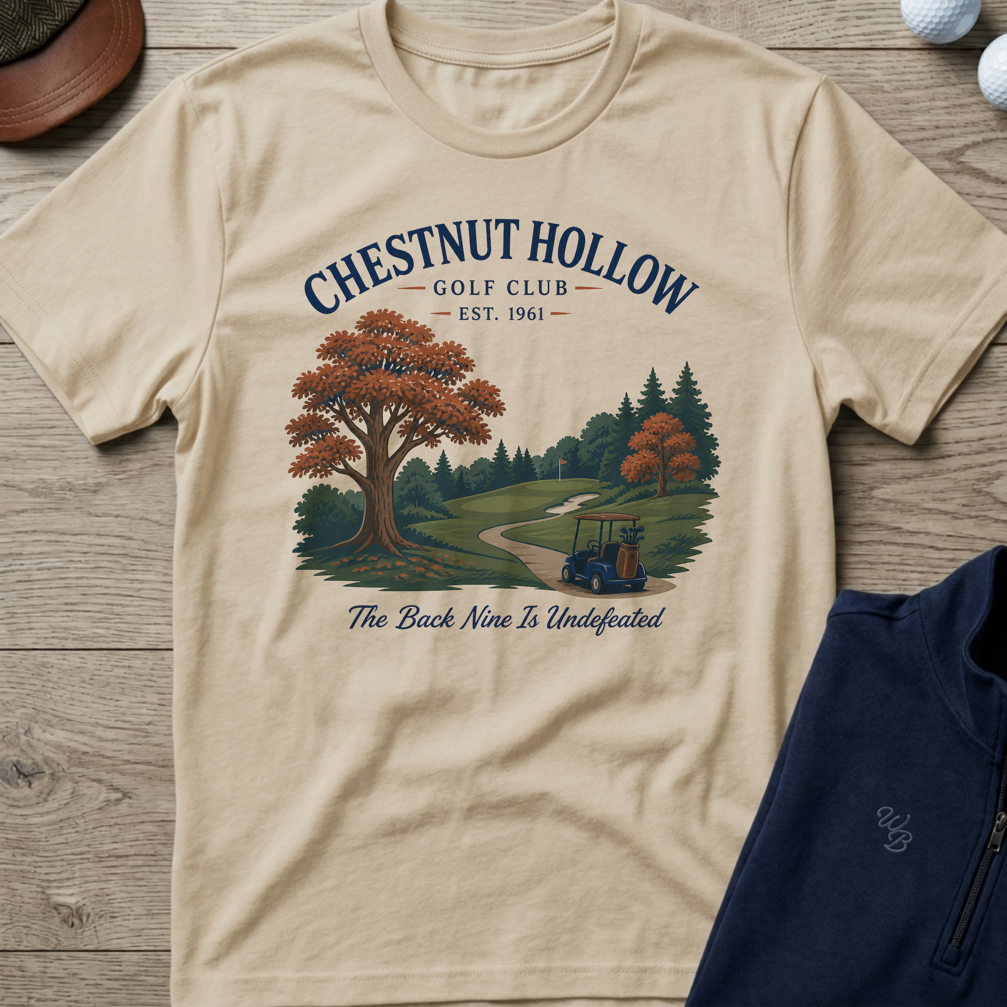 Chestnut Hollow — Sand t-shirt