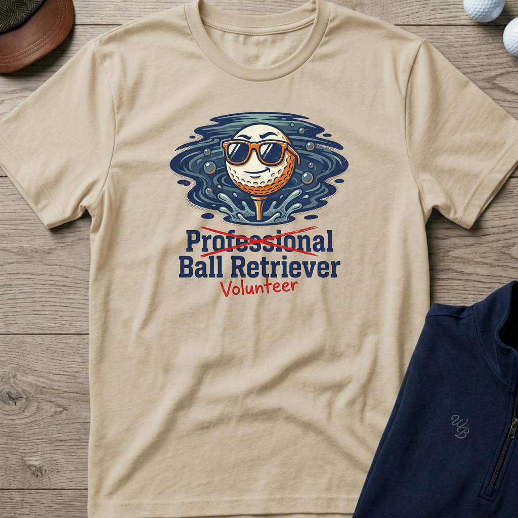 Volunteer Ball Retriever — Sand t-shirt