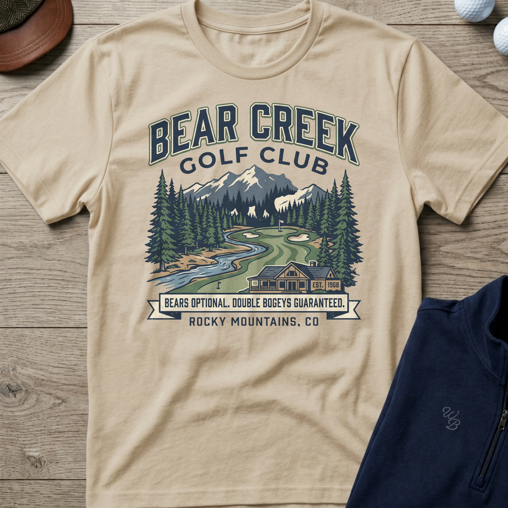 Bear Creek — Sand t-shirt