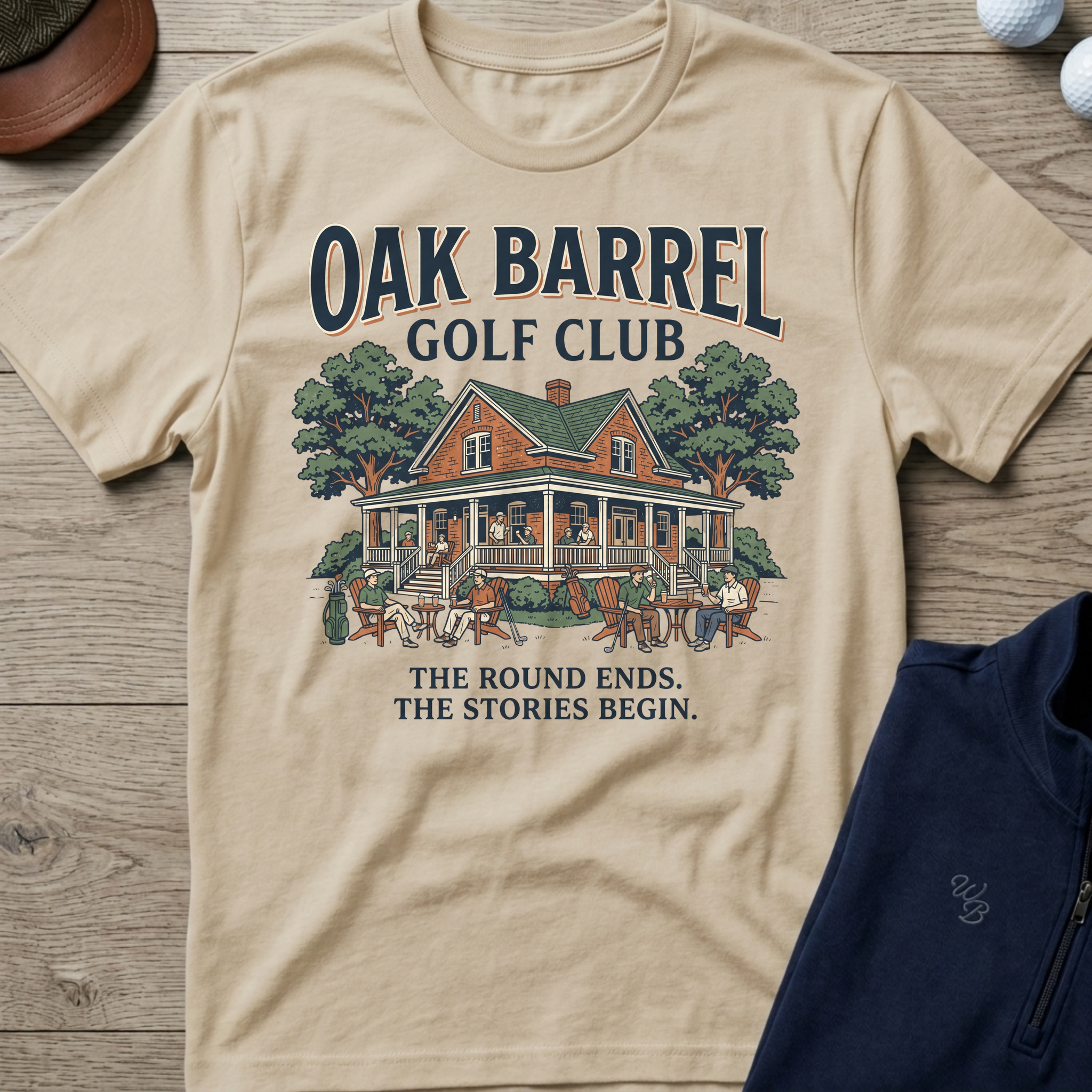 Oak Barrel — Sand t-shirt