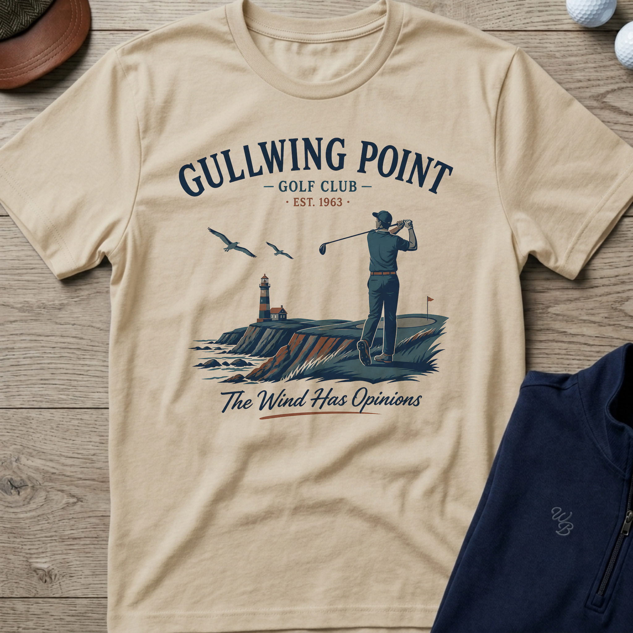 Gullwing Point — Sand t-shirt