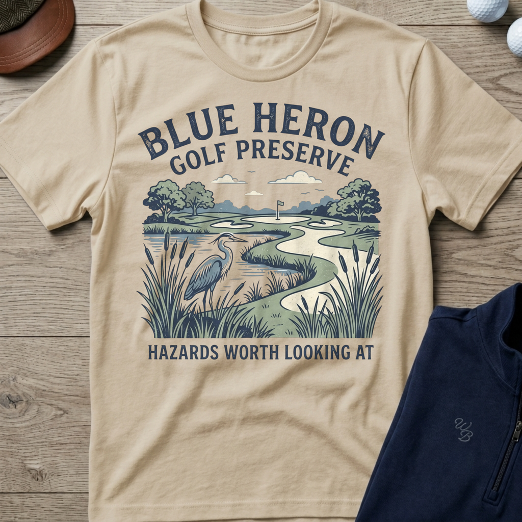Blue Heron Preserve — Sand t-shirt
