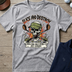 Slice & Destroy — Sport Grey t-shirt