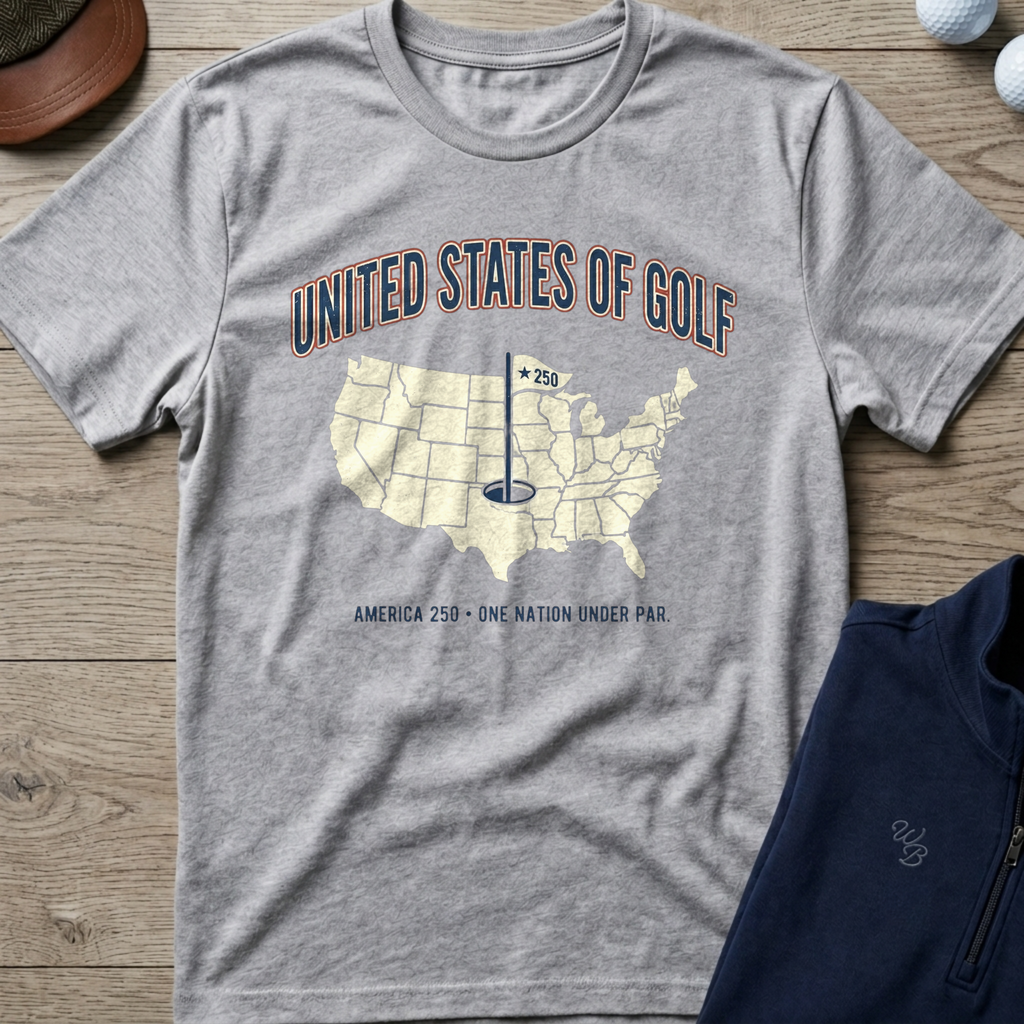 United States of Golf — Sport Grey t-shirt