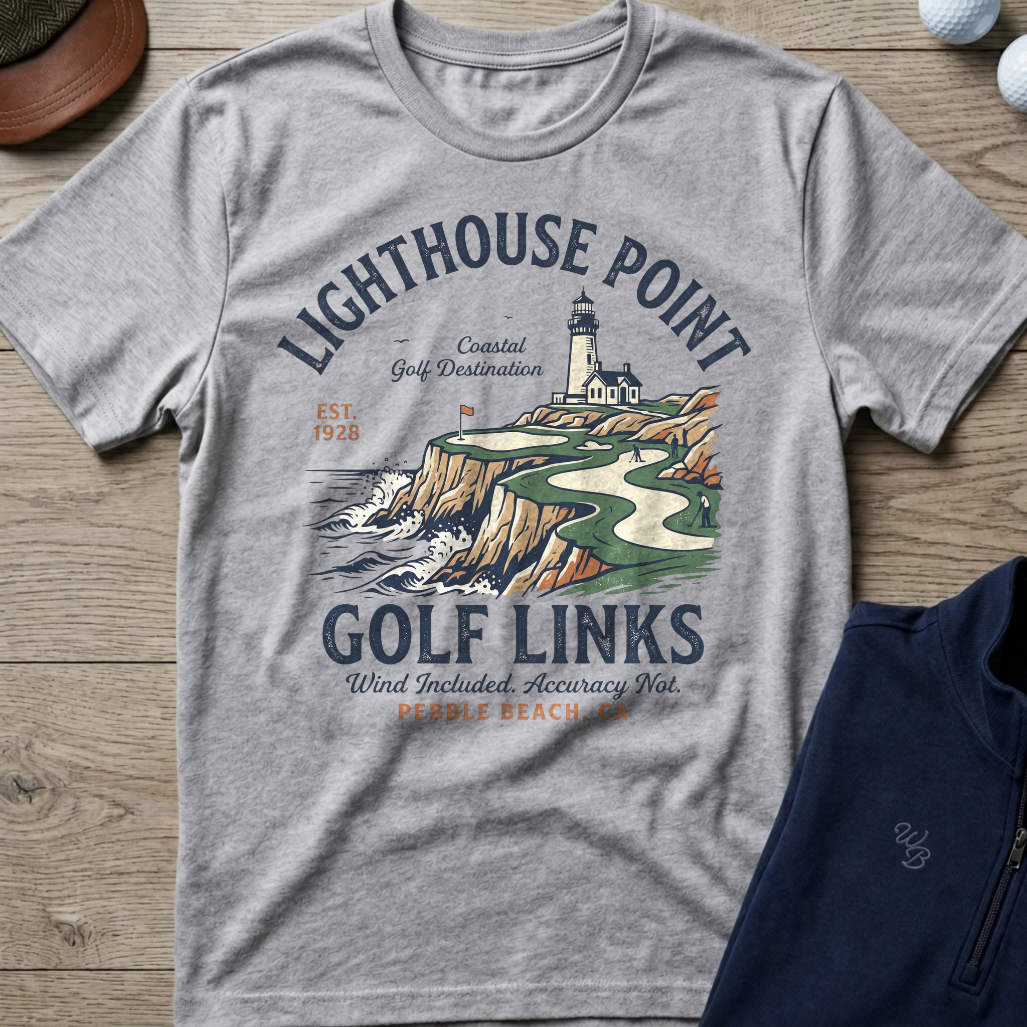 Lighthouse Point — Sport Grey t-shirt