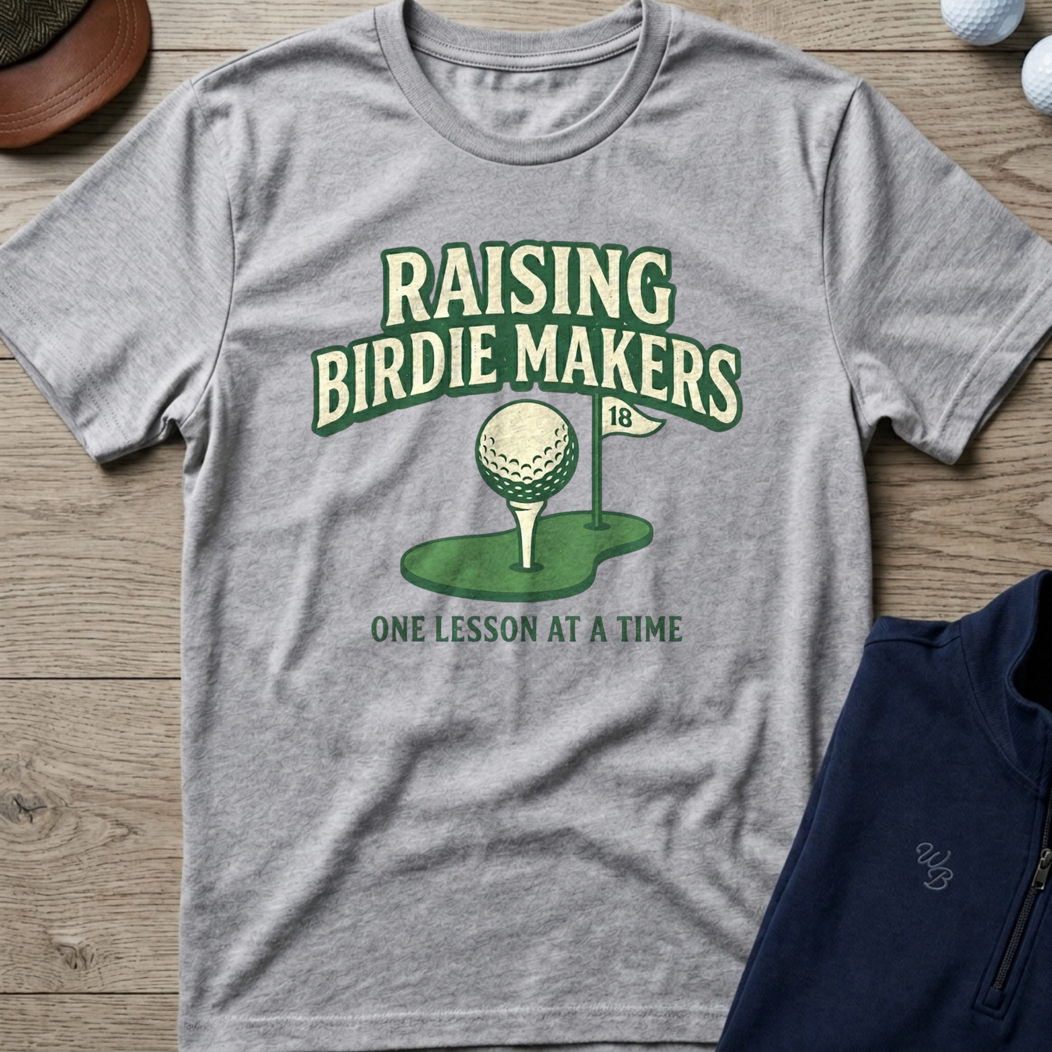 Raising Birdie Makers — Sport Grey t-shirt