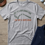 Not A Gentleman — Sport Grey t-shirt