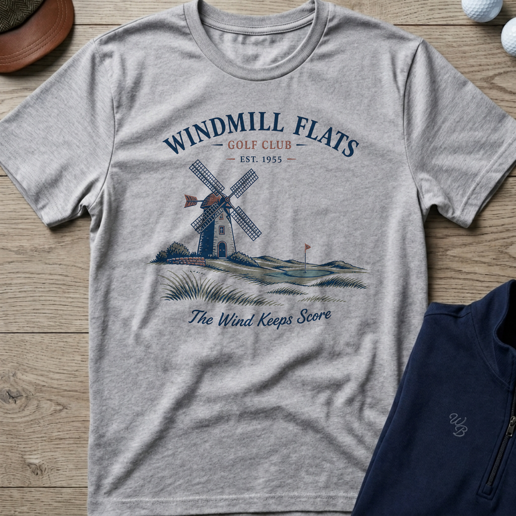 Windmill Flats — Sport Grey t-shirt
